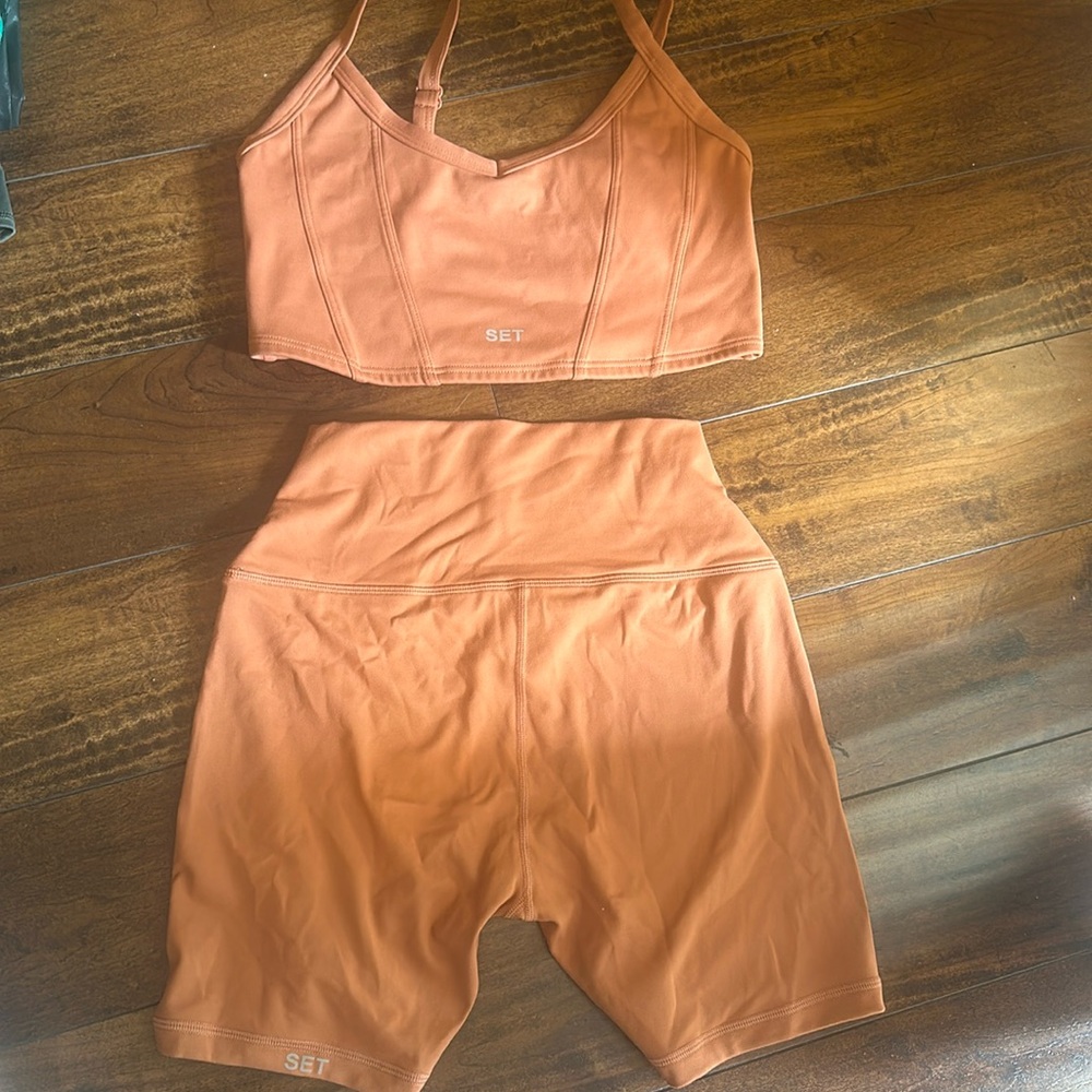 SET Active Athletic Set (Top & Biker Shorts)